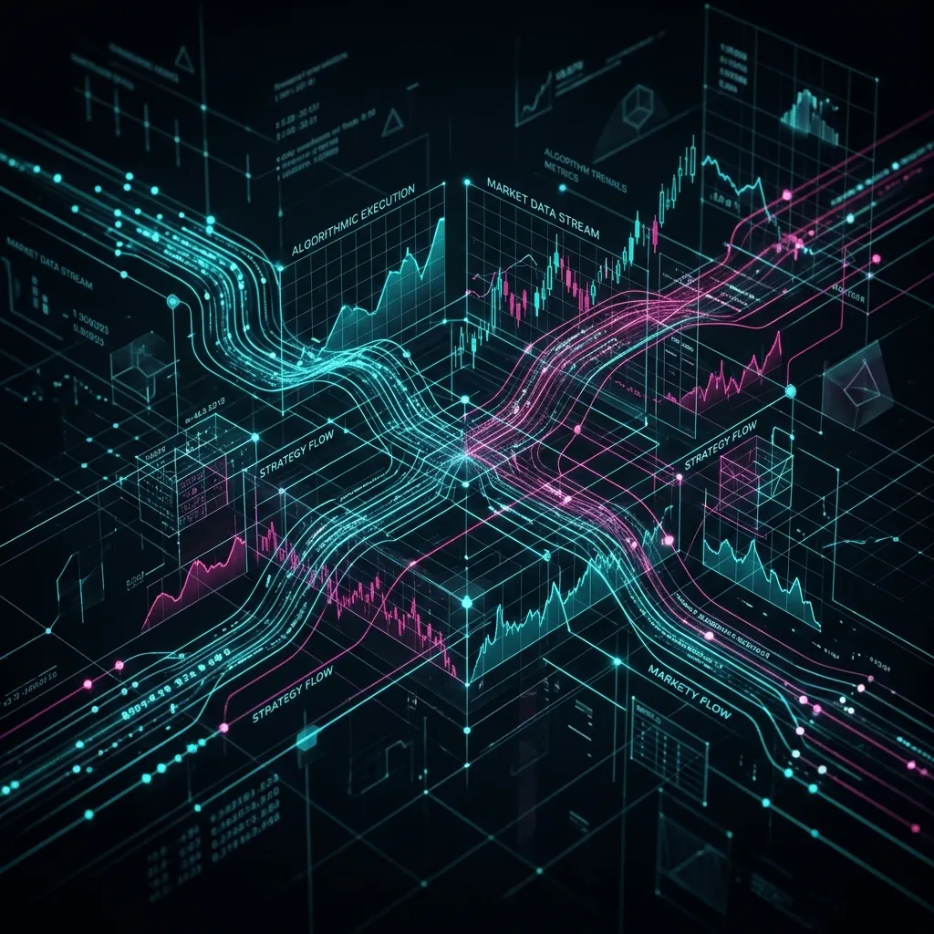 Automated crypto trading strategies dashboard with multi-chain performance