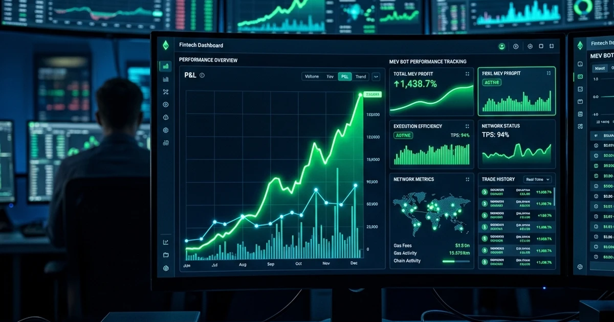 MEV bot PnL tracking and dashboards 2026 — profit and loss accounting for MEV operators