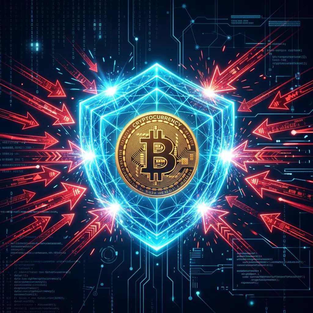 Shield protecting a crypto transaction from sandwich attack bots