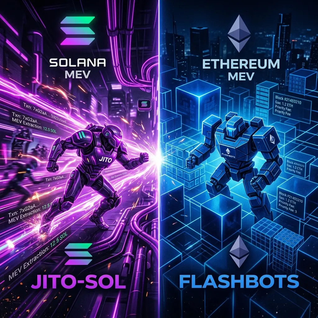Comparison of Solana and Ethereum MEV ecosystems