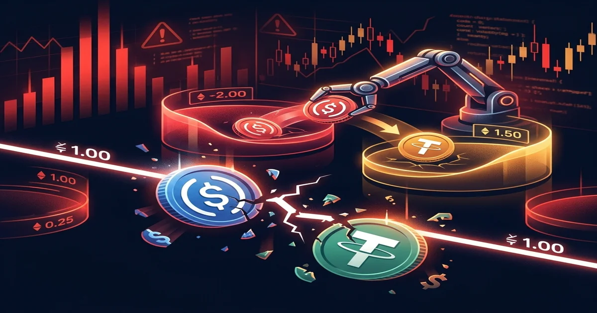 Stablecoin Depeg MEV 2026: USDC USDT FRAX Arbitrage