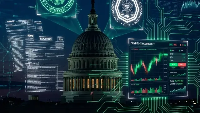 Правила использования ботов для торговли криптовалютами в США на 2026 год — SEC, CFTC, FinCEN, IRS
