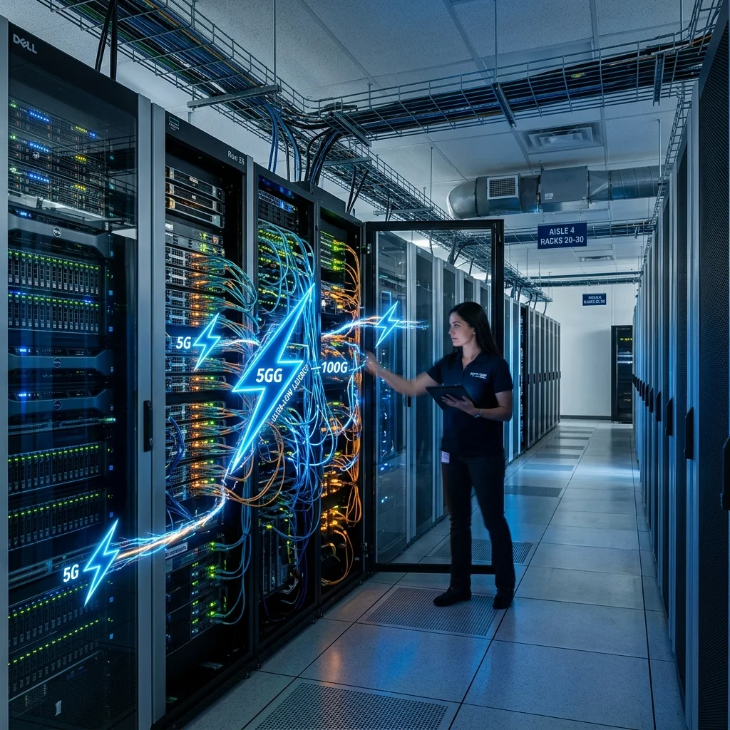 Server rack with low-latency network paths to MEV relays and DEX sequencers